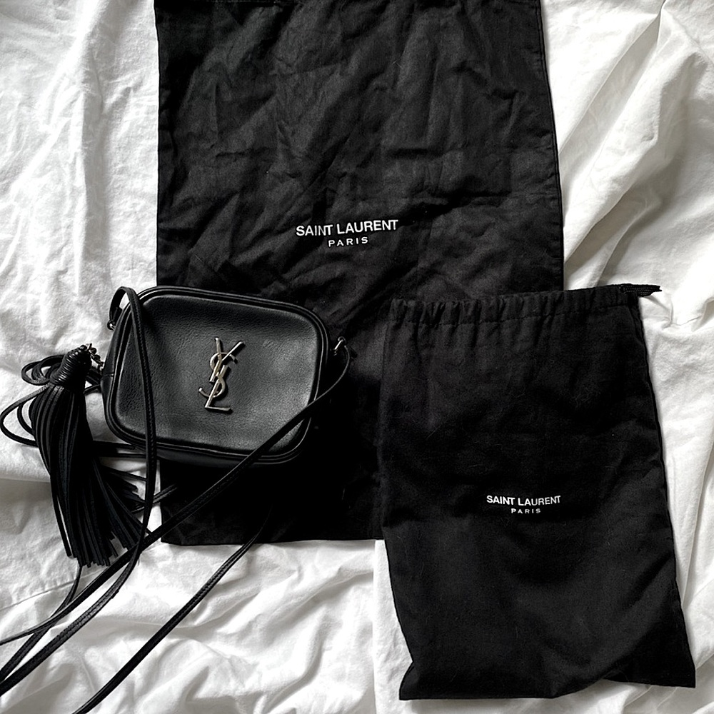 EUC YSL BLOGGER BAG Black with Silver Hardware. With Dustbag. Original Owner.